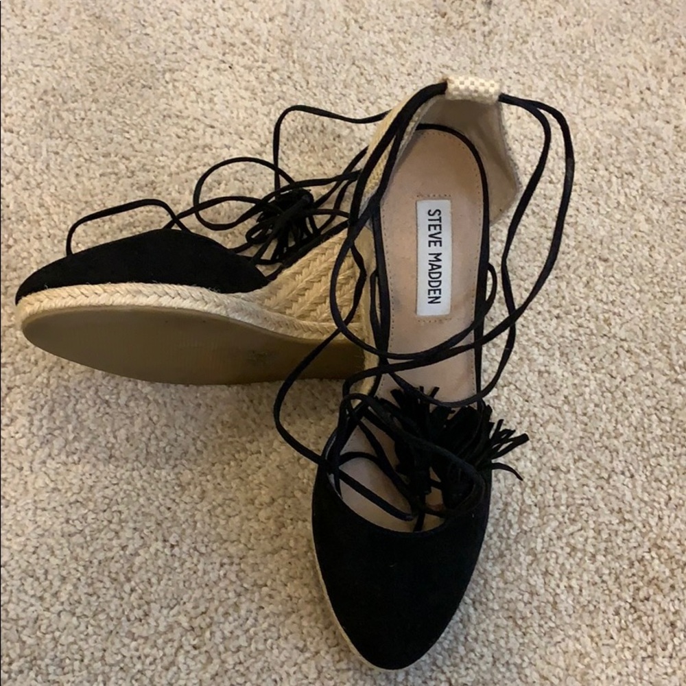 STEVE MADDEN WEDGE ESPADRILLES